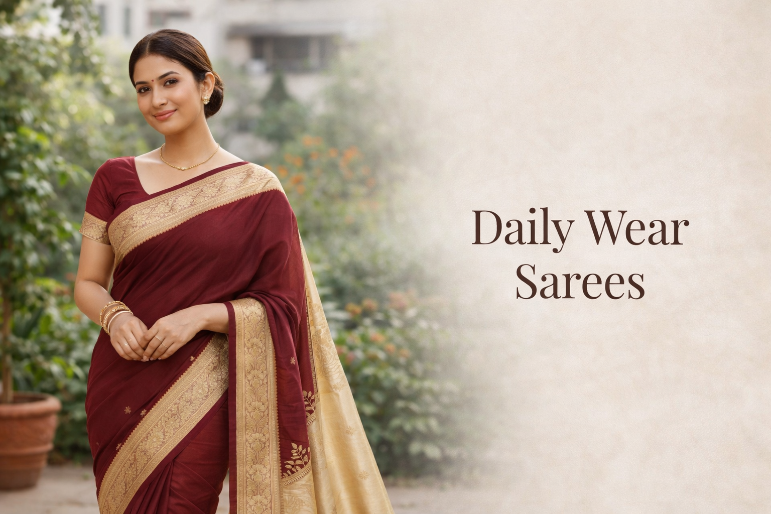 Daily ware sarees 